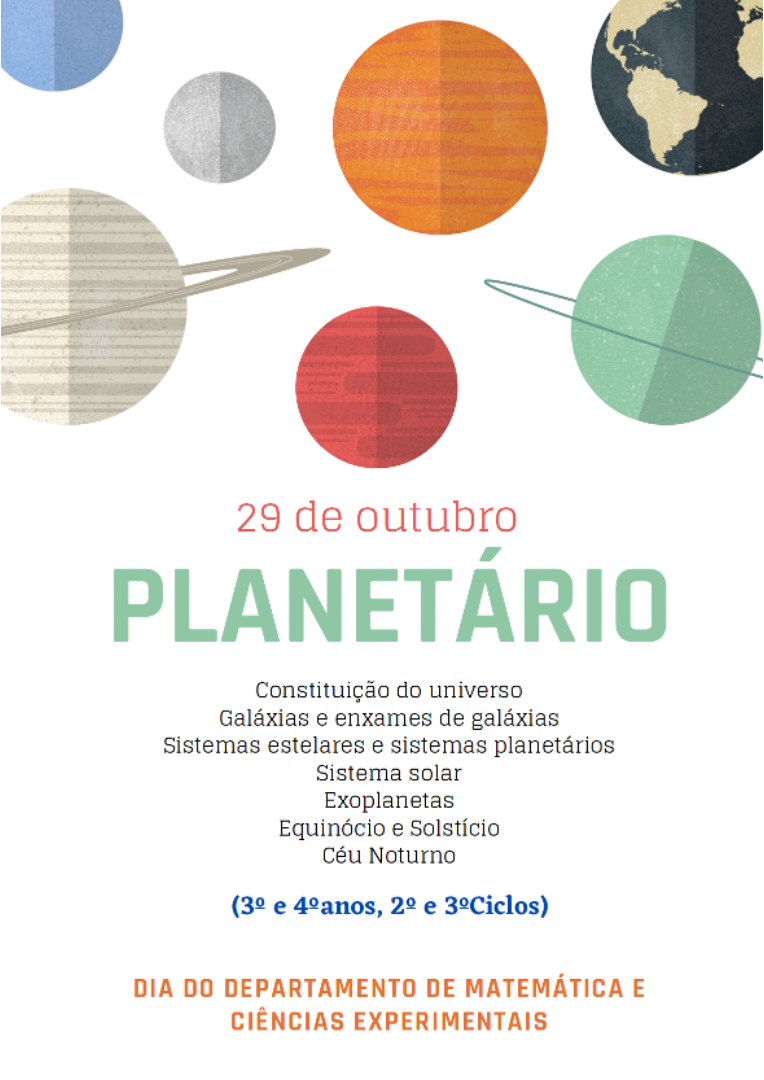 Planetario cartaz